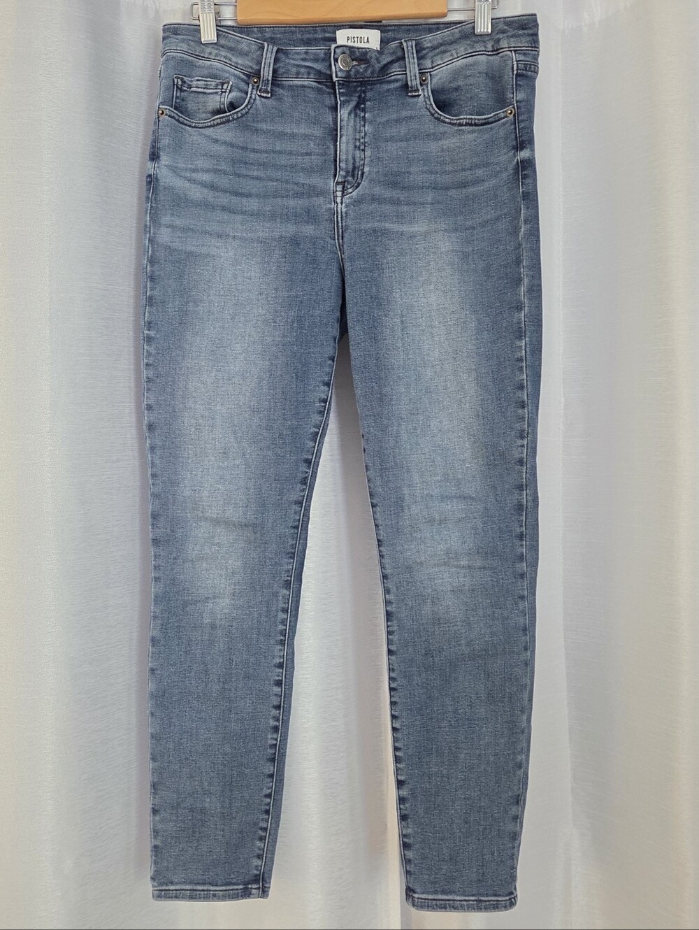 Pistola Jeans High Rise Skinny Light-Med Wash